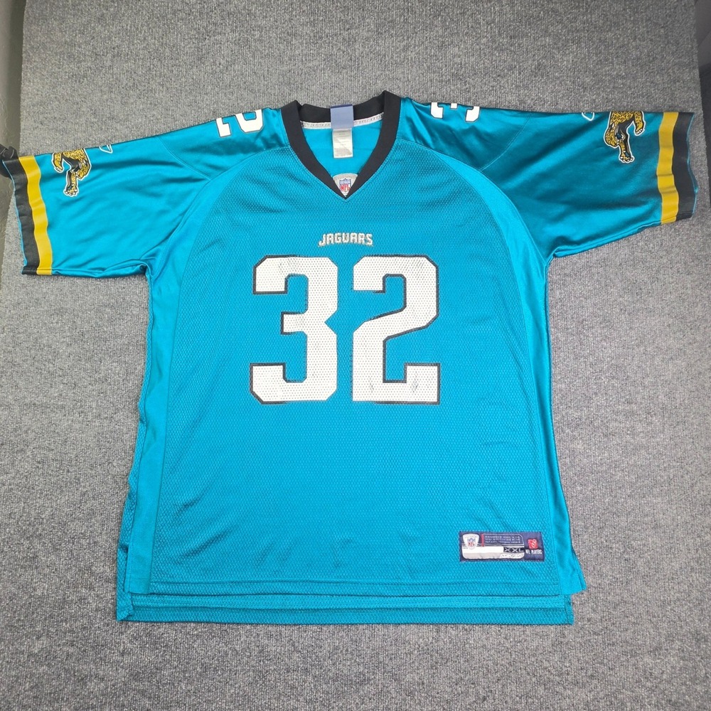 Reebok NFL‎ Jersey Mens XXL Teal Jacksonville Jaguars Jones-Drew 32 Football